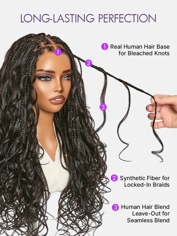 LuvMe Hair French Curl Braids 26"